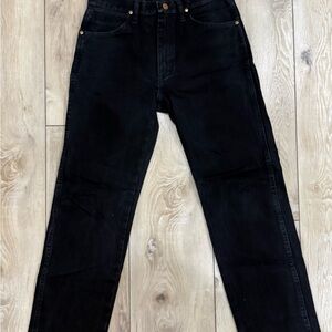 Wrangler Men's Black bootcut jeans